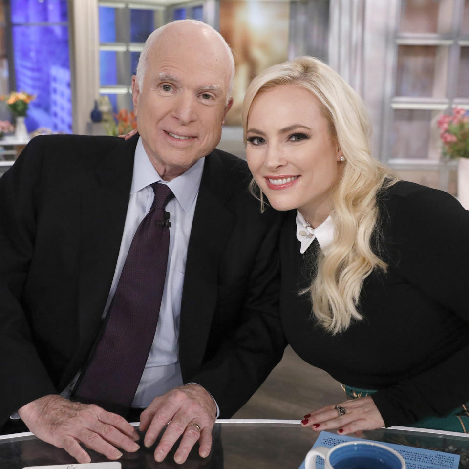 Meghan McCain honors father one month later (Getty Images)