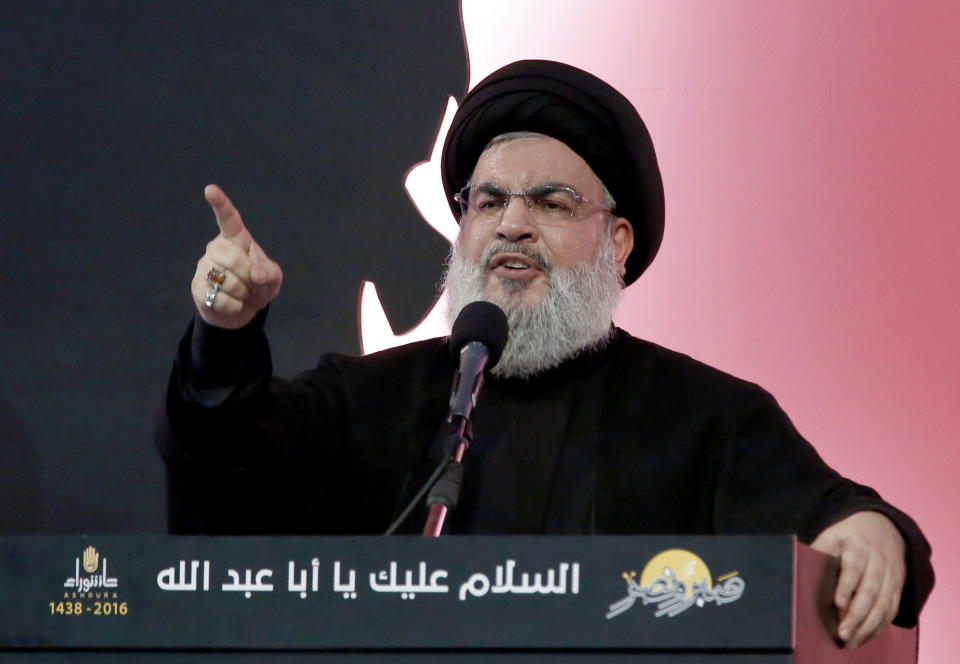 Hassan Nasrallah, Hisbollah-Chef. (Bild: picture alliance / dpa)