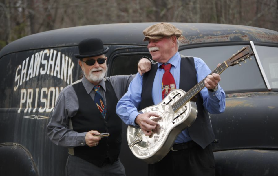 From left to right are Mike "Bullfrog” Rogers and "Poor Howard” Stith.