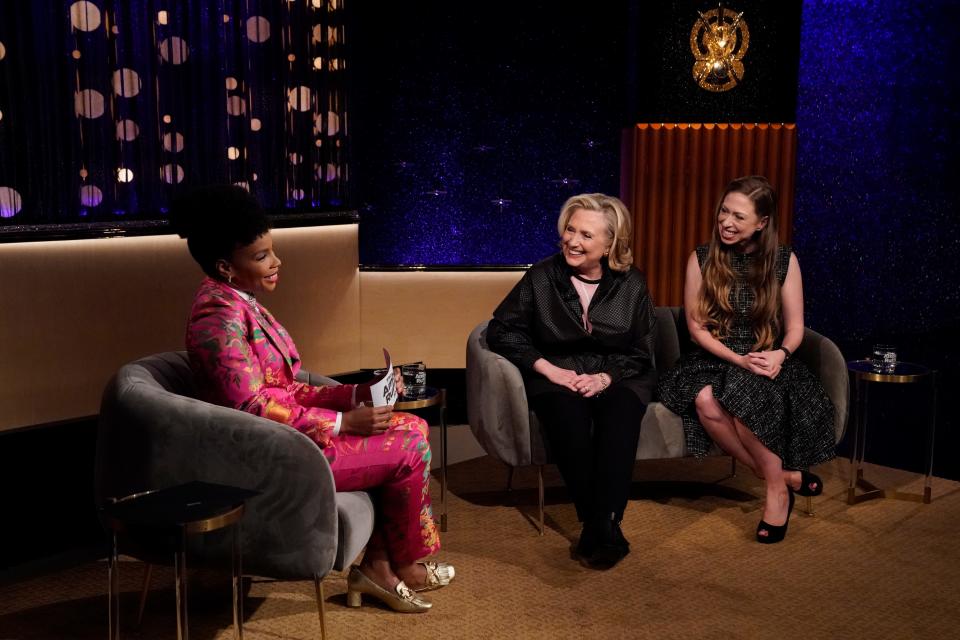 Amber Ruffin kicked off Season 3 of her self-titled late-night TV show in September with mother-daughter duo Hillary and Chelsea Clinton as her guests.