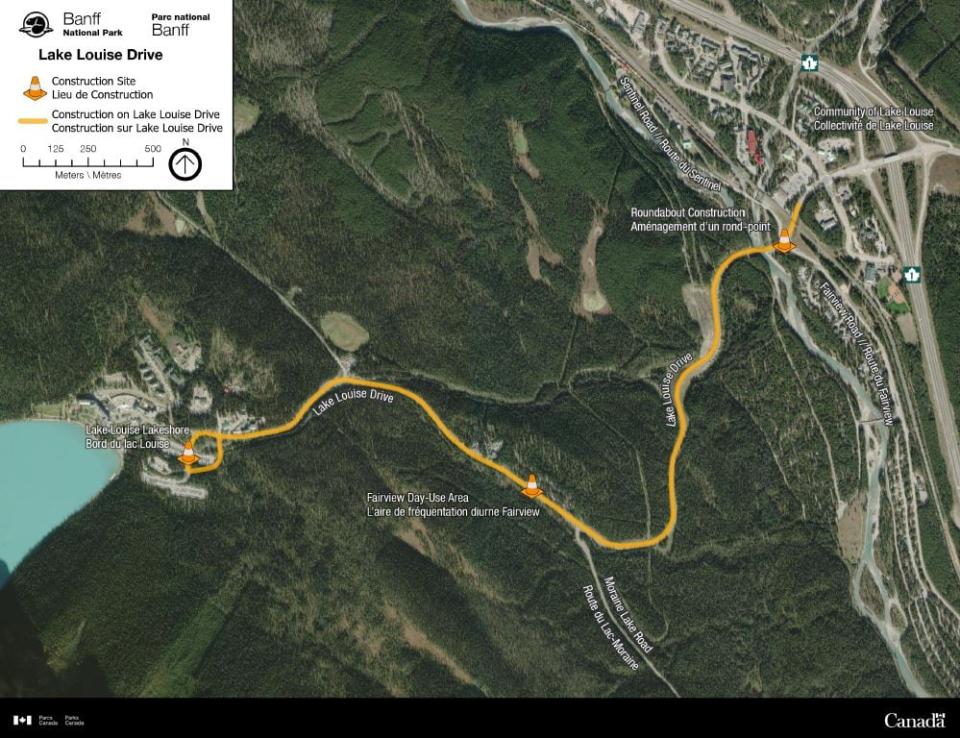 Improvements to the road will include resurfacing, roundabout construction, updated signage and changes to traffic flow routes that connect surrounding areas and parking lots.