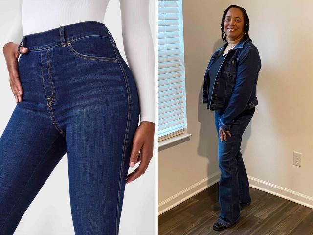 spanx wide leg jeans
