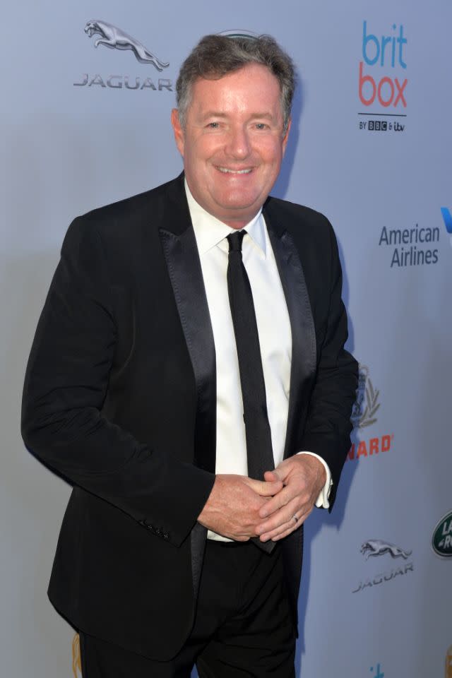 Piers Morgan asistiendo a los Premios Britannia 2019 de la Academia Británica de Artes de Cine y Televisión presentados por American Airlines y Jaguar Land Rover en el Beverly Hilton Hotel, el 25 de octubre de 2019 en Beverly Hills, California. (Foto de Jerod Harris/FilmMagic)