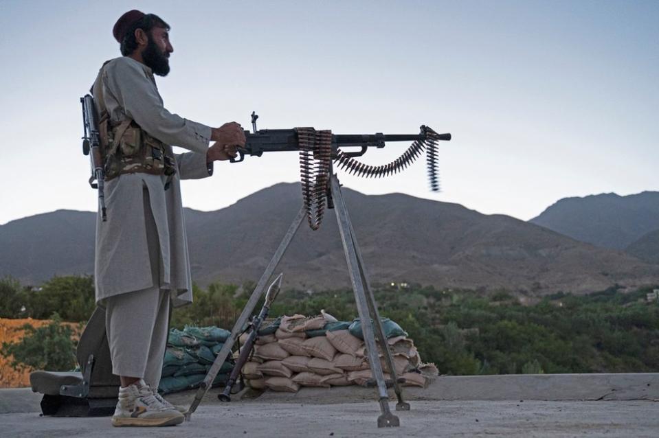 Un talibán armado en la provincia de Panjshir.