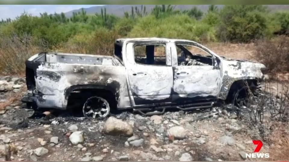 The burnt-out ute