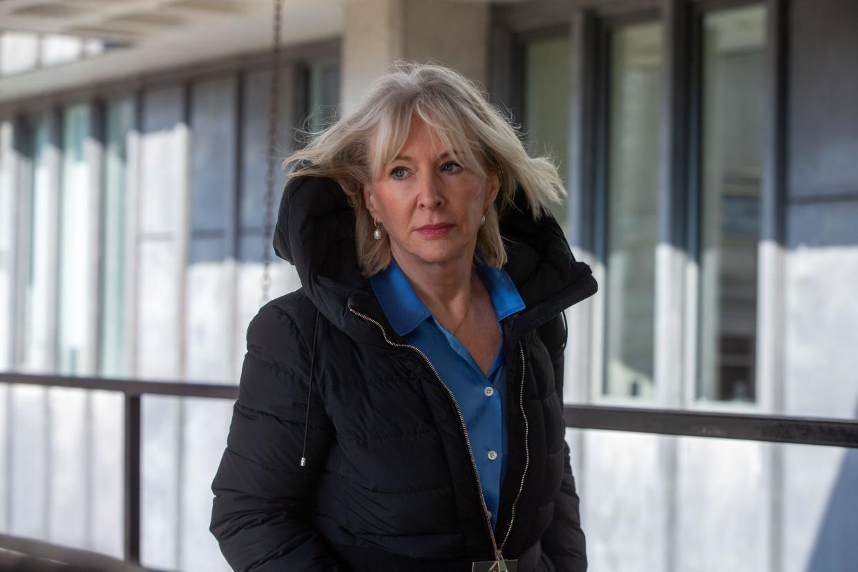 London, England, UK. 2nd Mar, 2023. Former Secretary of State for Digital, Culture, Media and Sport NADINE DORRIES is seen outside Queen Elizabeth II Center. (Credit Image: © Tayfun Salci/ZUMA Press Wire) EDITORIAL USAGE ONLY! Not for Commercial USAGE!