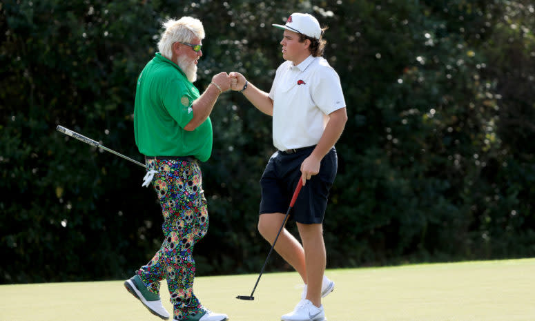 John Daly and his son.