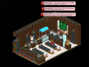 Many spaces in Habbo, a virtual world created by Finnish developer Sulake,feel like this one