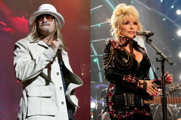 Kid Rock Dolly Parton Kid Rock Dolly Parton.jpg - Credit: Gary Miller/Getty Images; Kevin Mazur/Getty Images/The Rock and Roll Hall of Fame