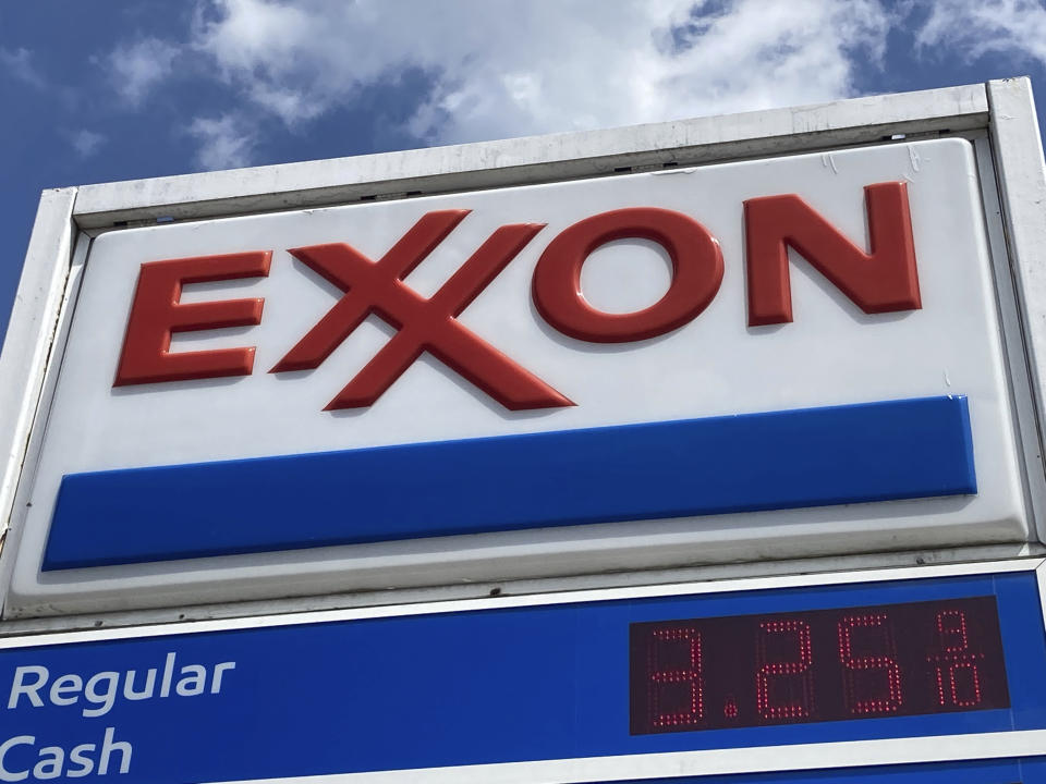 Un cartel de Exxon en South Orange, New Jersey/Getty