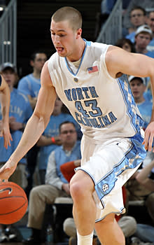 Travis Wear and twin brother David began their collegiate careers at North Carolina