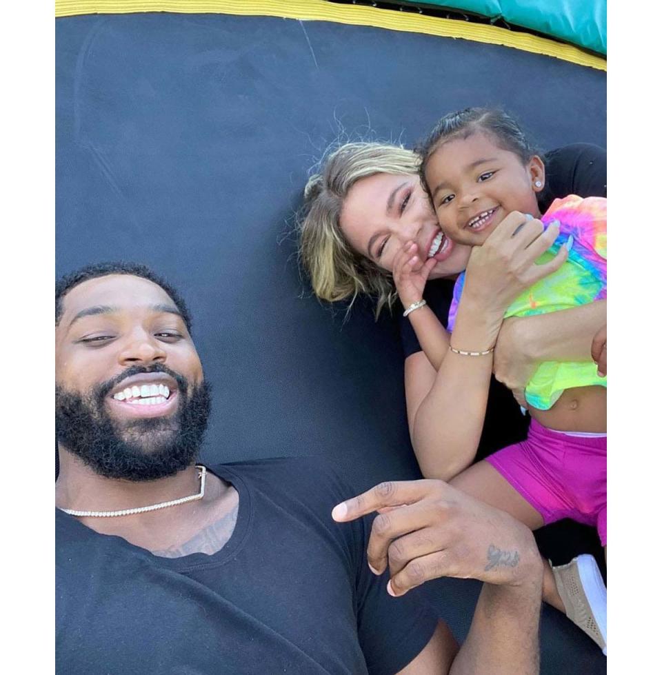 Tristan Thompson Leaves Flirty Comment Khloe Kardashian Daughter Trues Photos Post Split