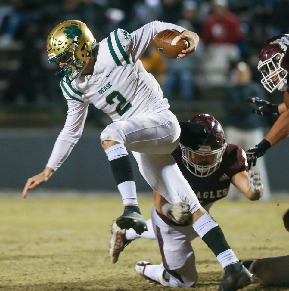 Nease played Niceville in the playoffs in 2021, winning 24-19 with 233 passing yards from Marcus Stokes.