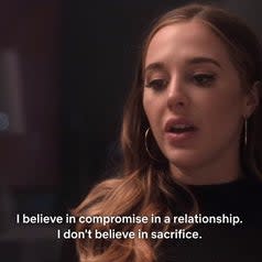 Lauren and Nate's perspectives on sacrifice and compromise