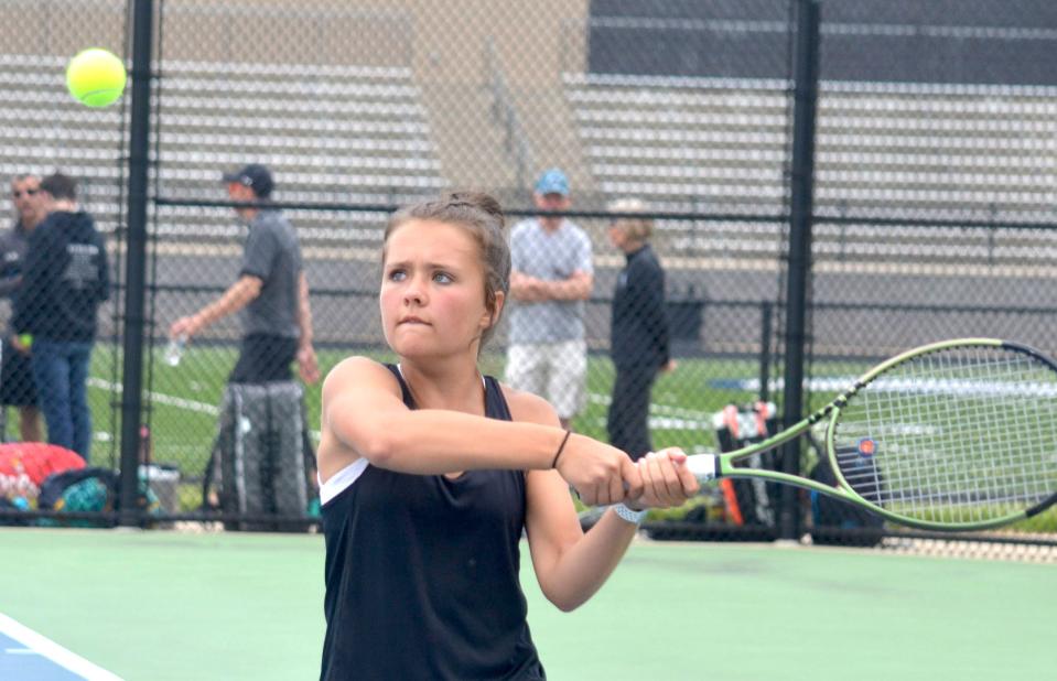 West Ottawa's Grace Gaul won the Division 1 regional championship at No. 4 singles.