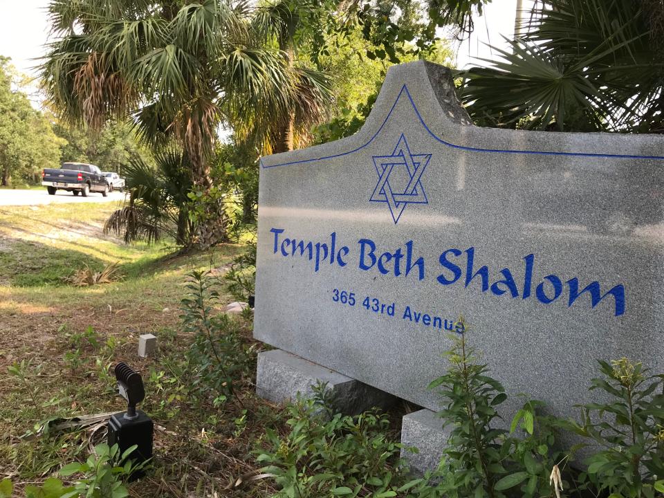 Sheriff Eric Flowers said there would be an "increased presence" of deputies at Temple Beth Shalom in Vero Beach after the distribution of antisemitic flyers at home throughout Indian River County on June 23, 2022.