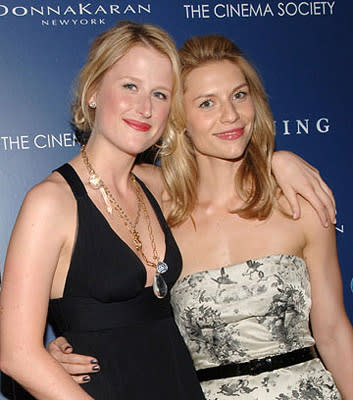 Mamie Gummer and Claire Danes at the New York premiere of Focus Features' Evening