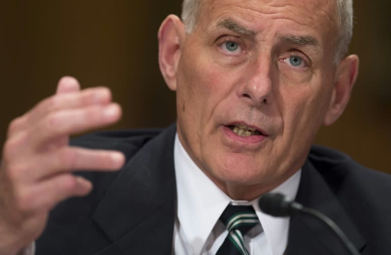 US Secretary of Homeland Security John Kelly said in a speech that terror threats to airlines has not diminished, and he is "concerned that we are seeing renewed interest on the part of terrorist groups to go after the aviation sector"