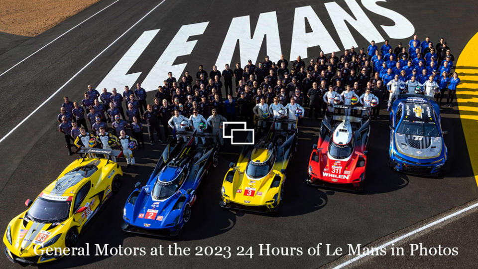 The motorsport teams from General Motors at the 2023 24 Hours of Le Mans.