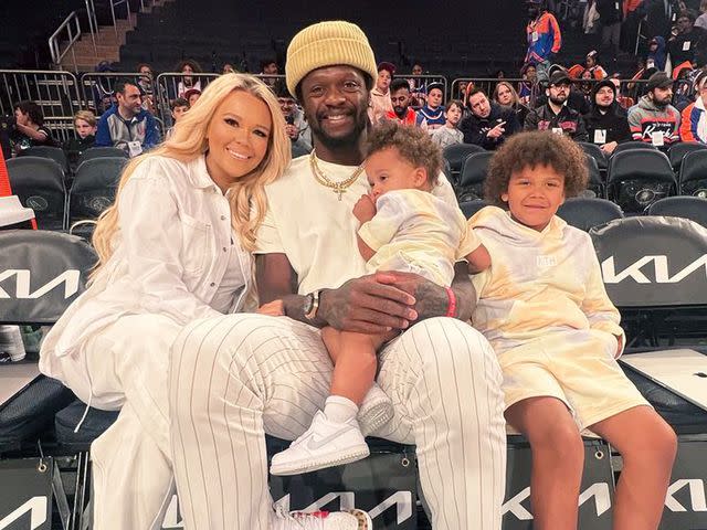 Facebook Julius Randle and Kendra with their kids.