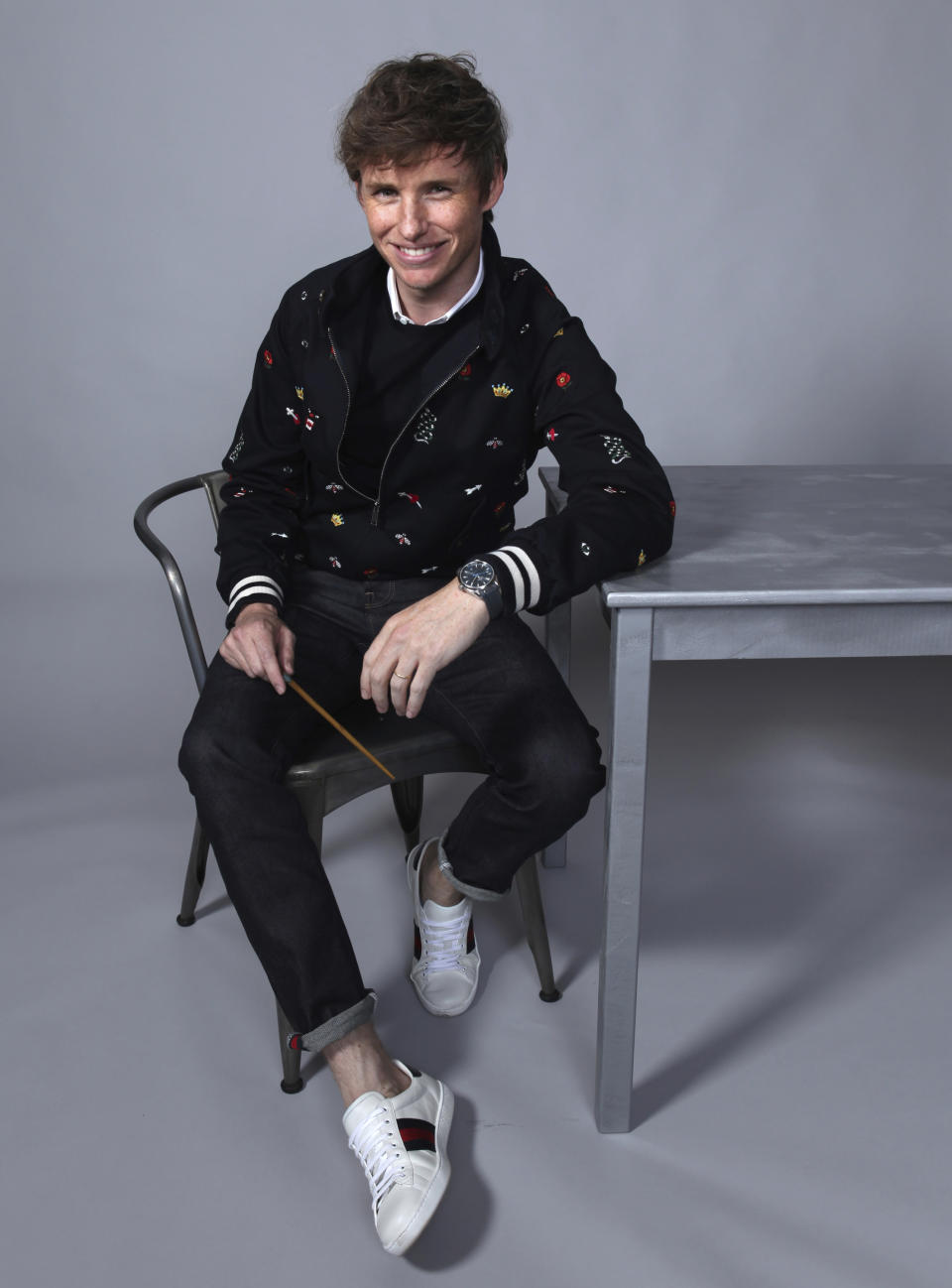 FILE - Eddie Redmayne poses for a portrait to promote the film "Fantastic Beasts: The Crimes of Grindelwald" on day three of Comic-Con International on July 21, 2018, in San Diego. Redmayne turns 39 on Jan. 6. (Photo by Rebecca Cabage/Invision/AP, File)