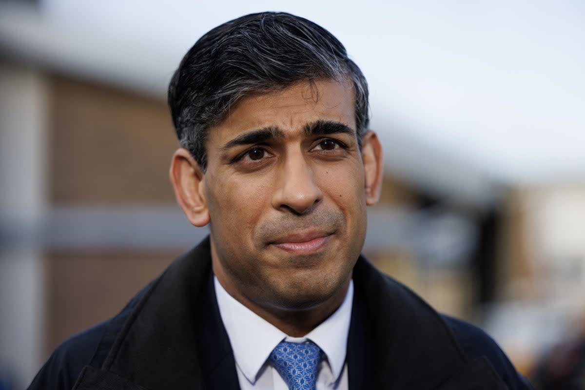 Prime Minister Rishi Sunak is facing calls from colleagues within his party to change direction (PA Wire)