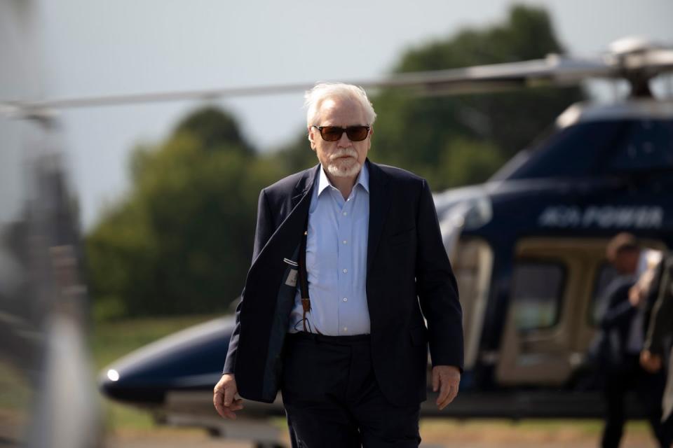 brian cox as logan roy, succession season 3