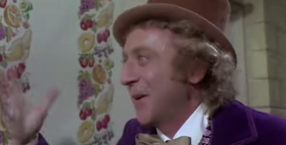 Gene Wilder in Willy Wonka & The Chocolate Factory