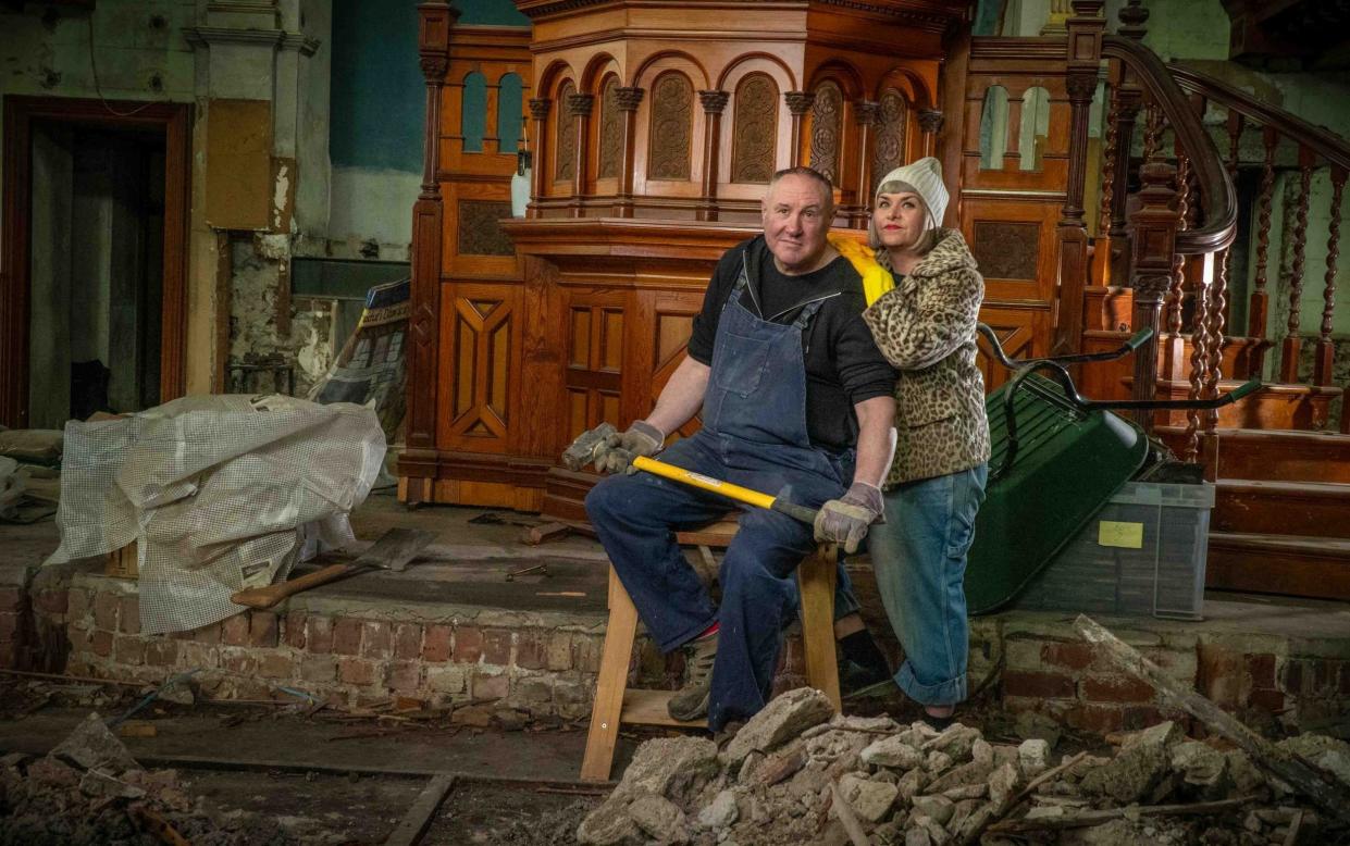 Keith Brymer Jones and Marj Hogarth renovate a chapel in the centre of Pwllheli, Gwynedd