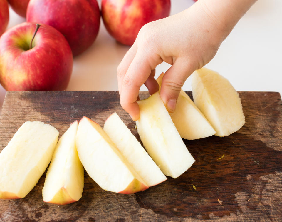 The toddler was fed sliced pieces of apple prepared in the daycare’s kitchen. Source: Getty Images/file