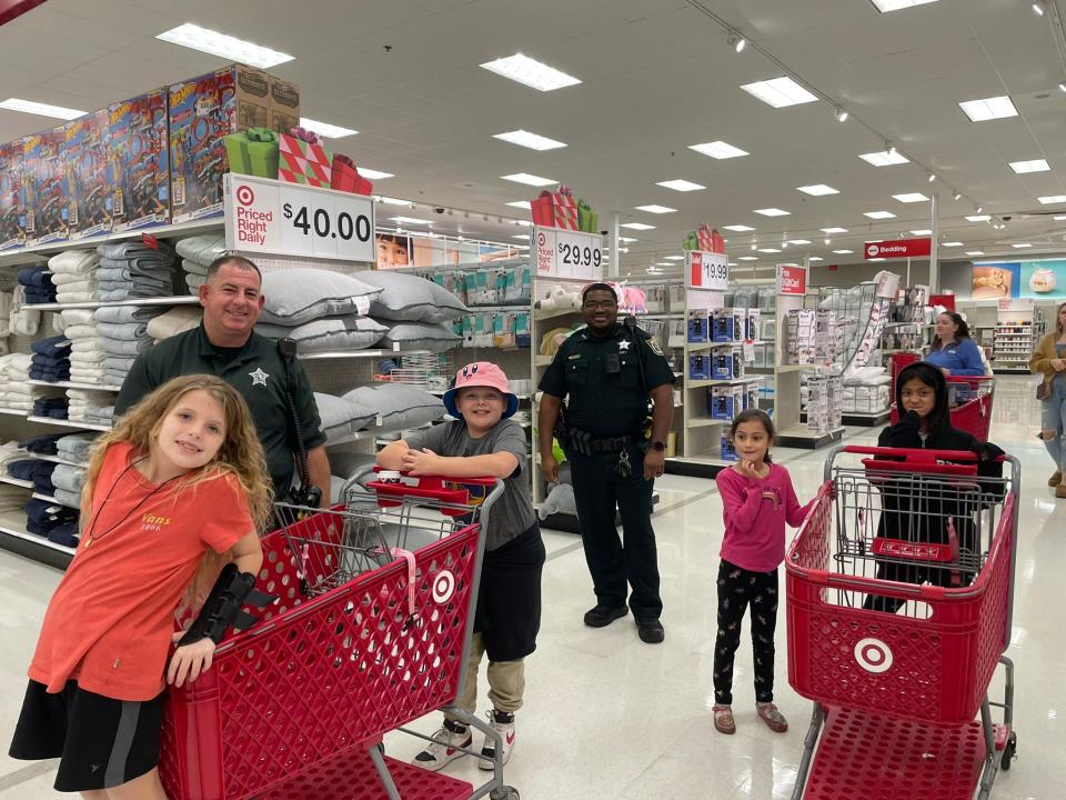 Deputies took children from Seminole County schools Christmas shopping.