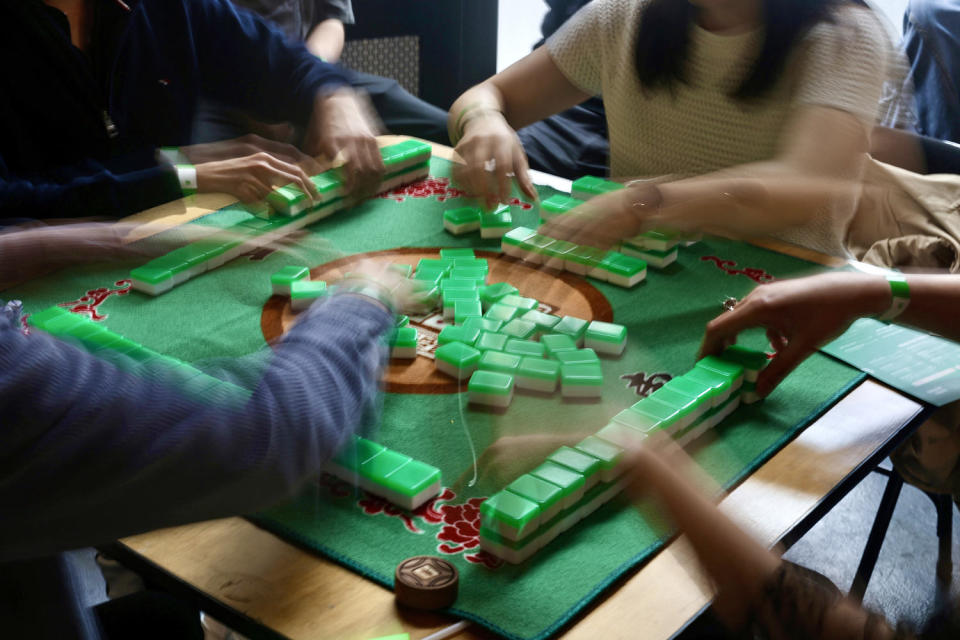 A mahjong competition in Brooklyn (Jordan Winters)