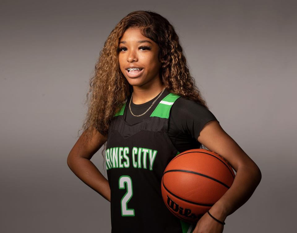 All County Basketball- Haines City High School - Zebrielle Canaday in Lakeland Fl. Monday March 25, 2024. Ernst Peters/The Ledger