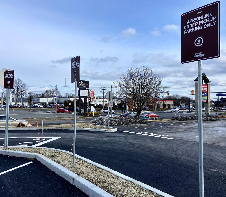Curbside pickup will be available at the new Chipotle Mexican Grill in Fall River