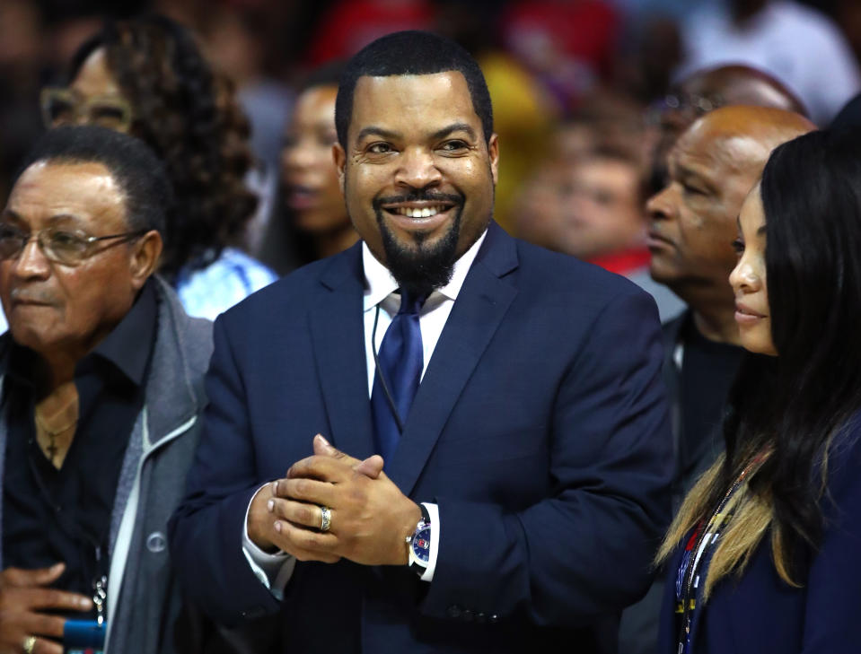 Ice Cube Wearing Blue Suit