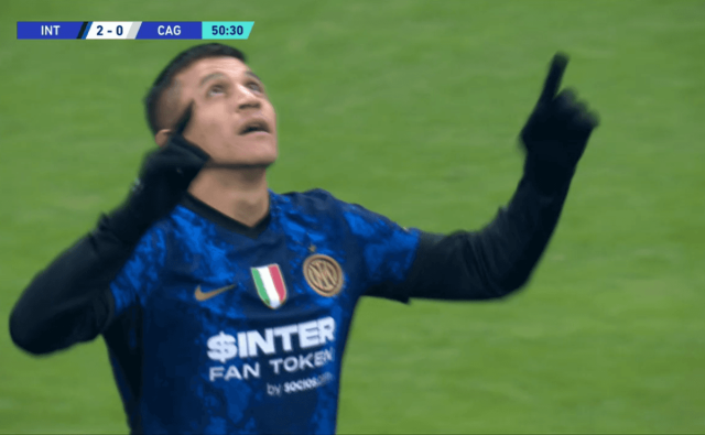 Una maravilla de gol! Alexis Sánchez marca en el Inter de Milán ante el  Cagliari