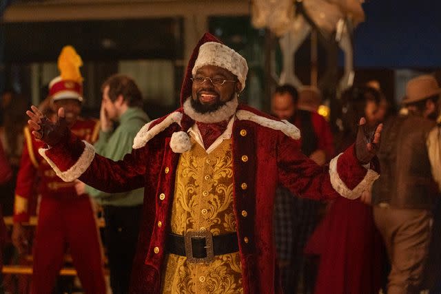 <p>Disney+</p> Lil Rel Howery in Disney+'s 'Dashing Through the Snow'