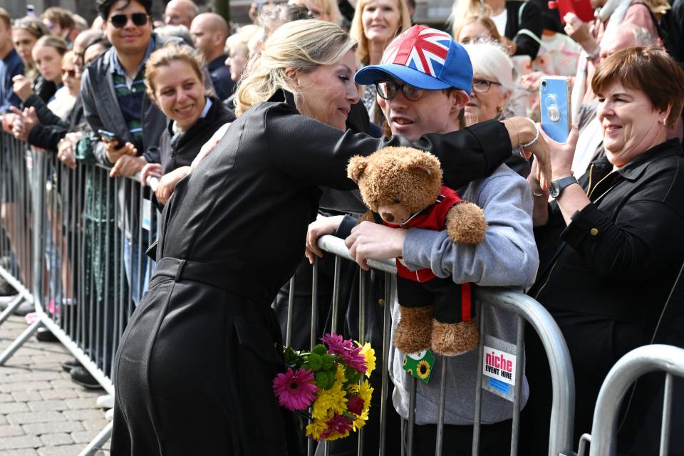 The Countess embraced Josh when she met him. (Shutterstock)