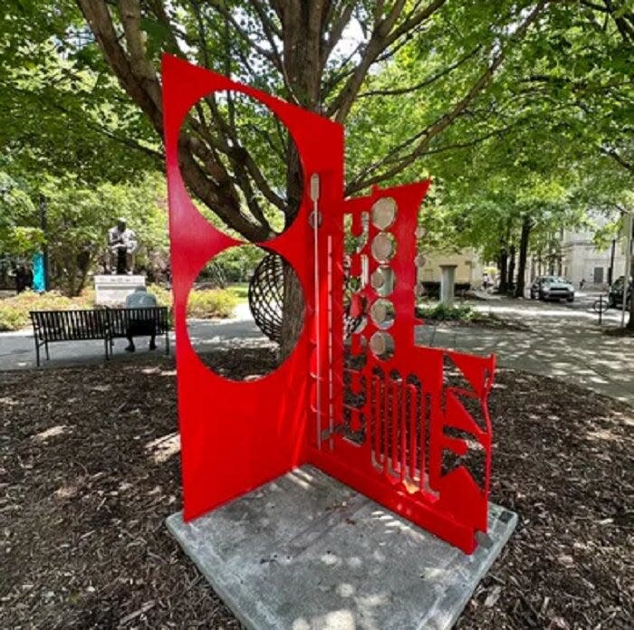 During the month of June, Dogwood Arts installed 26 sculptures in and around the city of Knoxville for its 2023-2024 Art in Public Places Sculpture Exhibition. The exhibition will run through June 2024. June, 2023