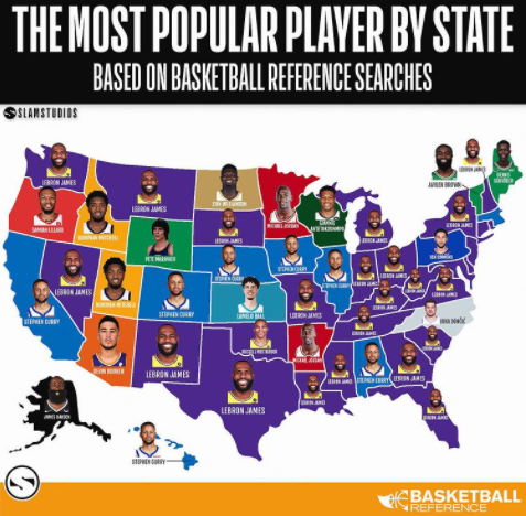 Jugadores m&#xe1;s populares de la NBA