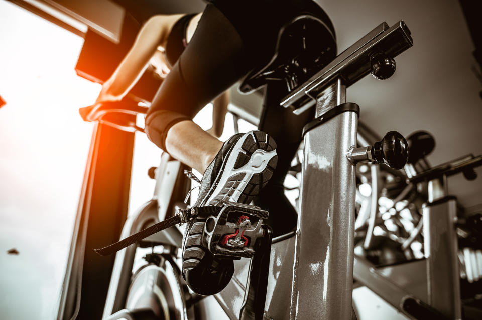 woman at the gym