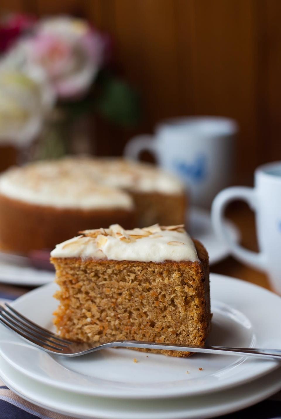 Guilt-Free Carrot Cake With Cream Cheese Icing