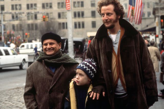 Snap/Shutterstock Joe Pesci, Daniel Stern and McCauley Culkin in 'Home Alone 2'