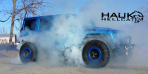 <p>Hellcat swaps are as inevitable as Hellcat crashes, but finding Mopar's mighty supercharged V-8 in a Wrangler was a surprise. Amazingly, the Wrangler Hellcat is four-wheel drive, but it'll cost you <a href="https://www.roadandtrack.com/new-cars/news/a28438/whoa-theres-already-a-dealership-selling-hellcat-powered-wranglers/" rel="nofollow noopener" target="_blank" data-ylk="slk:around $130,000;elm:context_link;itc:0;sec:content-canvas" class="link ">around $130,000</a>.</p>