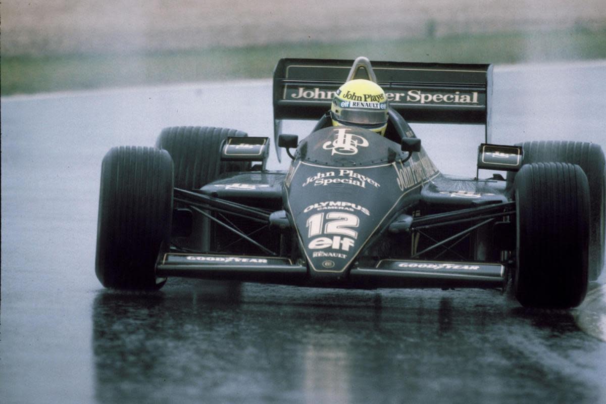 Ayrton Senna's first Grand Prix win came with Lotus at Estoril – his car and trophies from that maiden victory will be on show at Silverstone Festival <i>(Image: Hiroshi Kaneko)</i>