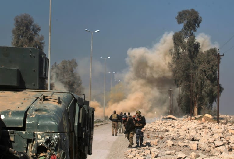 Iraqi forces entered a west Mosul neighbourhood and gained control of the airport as they launched a fresh push on the west side of the the city