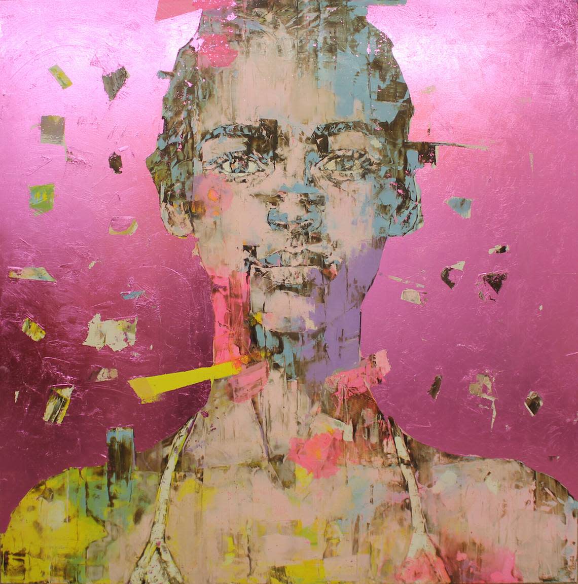 Marco Grassi’s “Pink experience n.731,” will be at Liquid Art System for this year’s Art Wynwood in downtown Miami. (Photo courtesy Liquid Art System)
