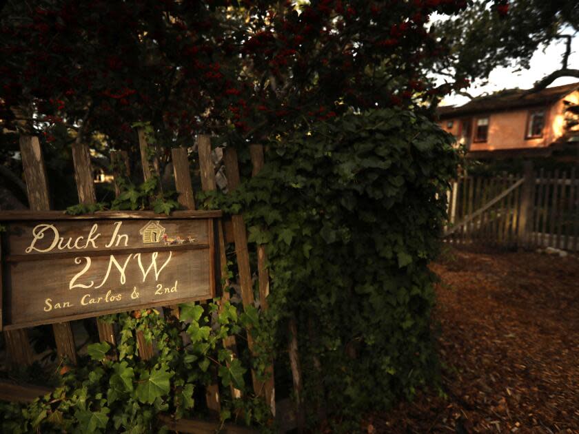 Due to the lack of addresses in Carmel-By-The-Sea residents post creative names to identify their homes in the seaside town.