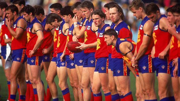 Much like North Sydney's drought in the AFL, Fitzroy fans never saw their team taste success again after their last title in 1944. A shambles by the end of their existence, supporters were given some reprieve when their merger with Brisbane bore fruit and the Lions won the title in 2001.