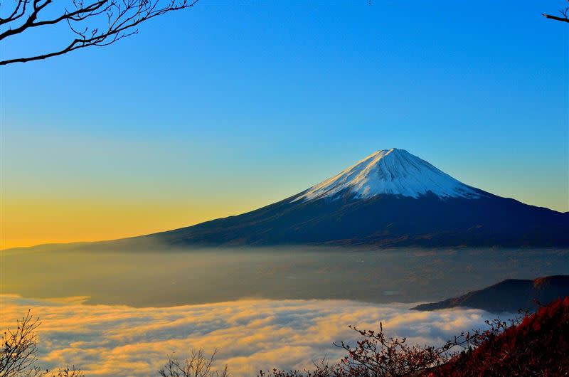 富士山是沉睡300多年的活火山，隨時都有可能噴發。（圖／翻攝自pixabay）